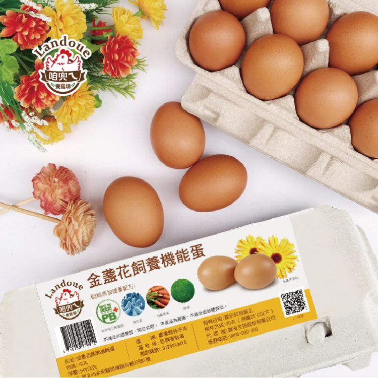 Marigolds raise functional eggs-Taiwan Smart Agriweek